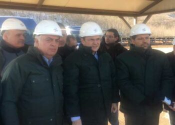 Ο Κ. Χατζηδάκης στο Παρατηρητήριο του Νότιου Πεδίου