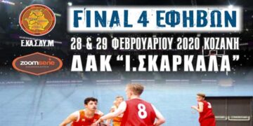 Μπάσκετ: Σήμερα και αύριο το Final-4 Εφήβων της Ε.ΚΑ.Σ.ΔΥ.Μ. στο Κλειστό της Κοζάνης