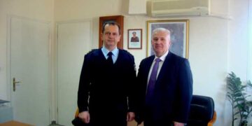 Εθιμοτυπική επίσκεψη του Αντιπεριφερειάρχη Φλώρινας, Ιωάννη Κιοσέ στην Αστυνομική Διεύθυνση Φλώρινας