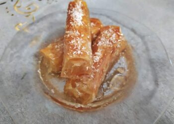 Μαγειρεύοντας με την Αρετή:  Φλογέρες ινδοκάρυδου νηστίσιμες