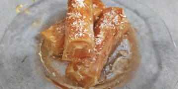 Μαγειρεύοντας με την Αρετή:  Φλογέρες ινδοκάρυδου νηστίσιμες