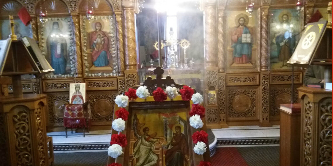 Χωρίς την παρουσία Λαού, ένεκα της πανδημίας του φονικού ιού, η Δ’ Στάση των Χαιρετισμών στον Άγιο Διονύσιο Βελβεντού. του παπαδάσκαλου Κωνσταντίνου Ι. Κώστα