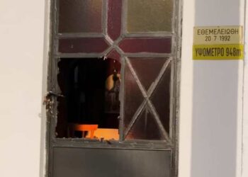 Ιερόσυλοι προκάλεσαν φθορές στο εκκλησάκι του Προφήτη Ηλία Ασβεστόπετρας