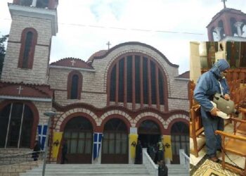 Απολύμανση και λήψη Μέτρων Υγιεινής στον Ιερό Ναό Αγίου Στεφάνου Πτολεμαΐδας