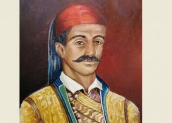 Αποκαλυπτήρια πορτρέτου του Βλατσιώτη ήρωα Γιάννη Φαρμάκη από τον Σύλλογο Βλατσιωτών Ν. Λάρισας