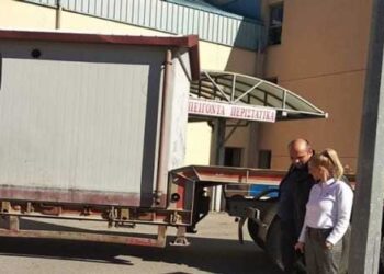 Γρεβενά: Isobox για υποδοχή και ιατρική εξέταση των ασθενών σε εξωτερικό χώρο του Νοσοκομείου