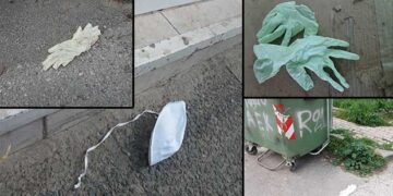 Πτολεμαΐδα: Λάθος τα πεταμένα γάντια και οι μάσκες στο δρόμο- Το κακό πια έχει παραγίνει …