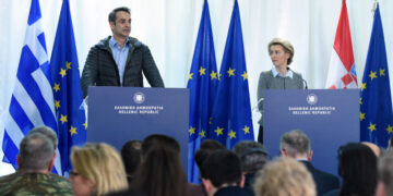 Μήνυμα αλληλεγγύης της ΕΕ από τον Εβρο: Η Ελλάδα είναι η δική μας ευρωπαϊκή ασπίδα -700 εκατ. βοήθεια