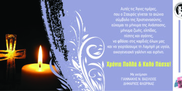 Πασχαλινές ευχές του Δημάρχου Φλώρινας Βασίλειου Γιαννάκη