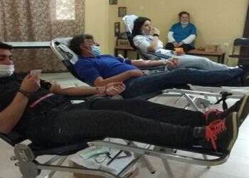 Σε εξέλιξη η εθελοντική αιμοδοσία πολιτών από τη “Σταγόνα Ελπίδας” στον Ελλήσποντο