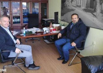 Συνάντηση του Γ. Αντωνιάδη με τον αντιπεριφερειάρχη Αγρ. Ανάπτυξης Βασίλη Άμπα για αγροτικά θέματα της Φλώρινας