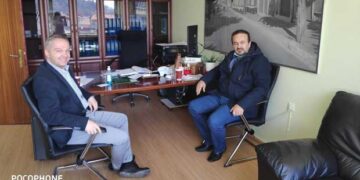 Συνάντηση του Γ. Αντωνιάδη με τον αντιπεριφερειάρχη Αγρ. Ανάπτυξης Βασίλη Άμπα για αγροτικά θέματα της Φλώρινας