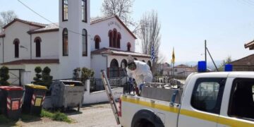 Συνεχίζονται οι Προληπτικές Απολυμάνσεις από την Π.Ε. Καστοριάς. Σήμερα: Οινόη, Αγία Κυριακή, Καλοχώρι, Πτεριά