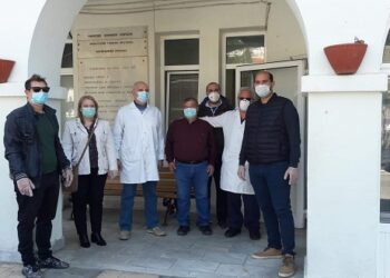 Δωρεά υγειονομικού υλικού της Τοπικής Κοινότητας Κοζάνης στο «Μαμάτσειο» Νοσοκομείο