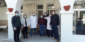 Δωρεά υγειονομικού υλικού της Τοπικής Κοινότητας Κοζάνης στο «Μαμάτσειο» Νοσοκομείο
