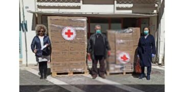 Δωρεά Υγειονομικού υλικού του Τοπικού Τμήματος Ε. Ε. Σ. Πτολεμαΐδας στο Μποδοσάκειο Νοσοκομείο