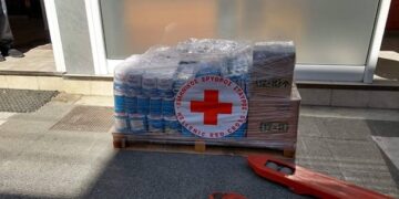 Τρόφιμα δώρισε στον “Καλό Σαμαρείτη” ο Ερυθρός Σταθμός Πτολεμαΐδας