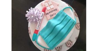 Τούρτα… κορωνοϊός και μήνυμα “Μένουμε Σπίτι” από τα ζαχαροπλαστεία Σιδηρόπουλος στην Πτολεμαΐδα