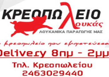 Κρεοπωλείο ΛΟΥΚΑΣ στην Πτολεμαΐδα: Όλα τα είδη και σε delivery – Και έτοιμα ψημένα – μαγειρεμένα !