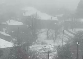 Νυμφαίο Φλώρινας: VIDEO από τη σημερινή χιονόπτωση