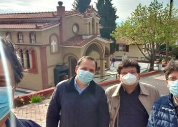 Κλιμάκιο του Ιατρικού Συλλόγου Κοζάνης με τον υπεύθυνο του ΕΟΔΥ στην περιοχή επισκέφθηκαν το Τιάλειο Γηροκομείο