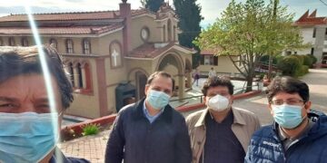 Κλιμάκιο του Ιατρικού Συλλόγου Κοζάνης με τον υπεύθυνο του ΕΟΔΥ στην περιοχή επισκέφθηκαν το Τιάλειο Γηροκομείο