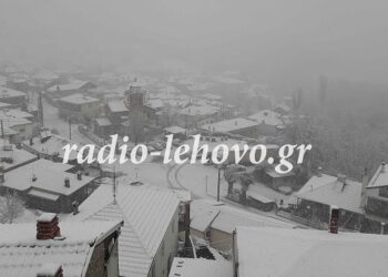 1η Απριλίου κι όμως είναι αλήθεια έντονη χιονόπτωση στο Λέχοβο Φλώρινας (βίντεο & φωτο)