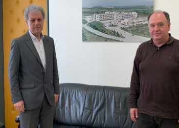 Συνάντηση του Βουλευτή ΝΔ Γ. Αμανατίδη με τον διοικητή του Μποδοσάκειου Στ. Παπασωτηρίου (δελτίο τύπου)