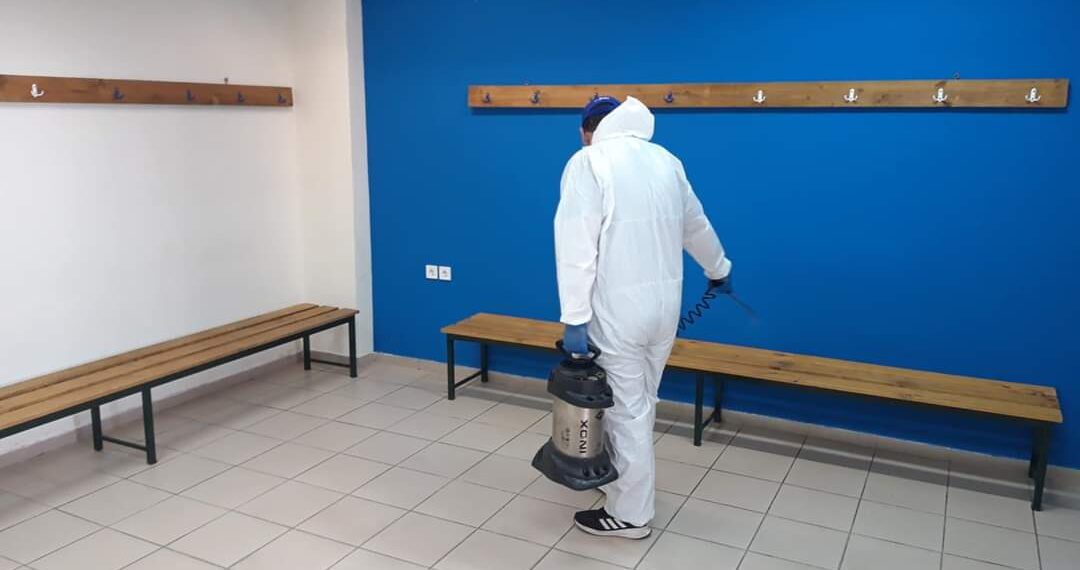 Πραγματοποιήθηκε σήμερα Τρίτη απολύμανση του ΔΑΚ Πτολεμαΐδας και από αύριο αρχίζουν προπονήσεις