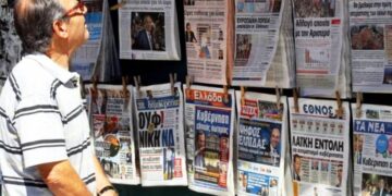 Τα πρωτοσέλιδα των σημερινών εφημερίδων
