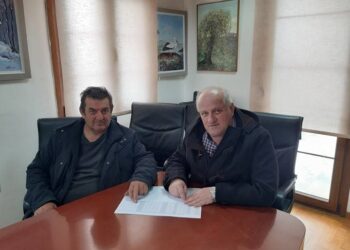 Συνάντηση για το αρδευτικό Πρεσπών είχαν ο Δήμαρχος Πρεσπών Παναγιώτης Πασχαλίδης και ο Πρόεδρος του ΤΟΕΒ Πρεσπών Μιχάλης Ναλπαντίδης