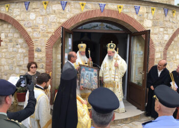 Στην Ιερά Μονή Αγίου Ιωάννη Βαζελώνος ο 1750ος Πανηγυρικός εορτασμός
