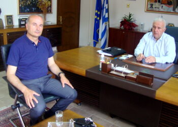 Tον Αντιπεριφερειάρχη της Π.Ε. Φλώρινας, Ιωάννη Κιοσέ Επισκέφτηκε ο Εκτελεστικός Γραμματέας της Περιφέρειας Δυτικής Μακεδονίας, κ. Γρηγόρης Γρηγοριάδης