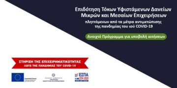 Τροποποίηση της πρόσκλησης για την Επιδότηση Τόκων Υφιστάμενων Δανείων Μικρών και Μεσαίων Επιχειρήσεων