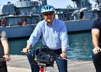 Με ηλεκτροκίνητη ποδηλατοβόλτα τίμησε ο ΥΜΑΘ Θ. Καράογλου την Παγκόσμια Ημέρα Περιβάλλοντος