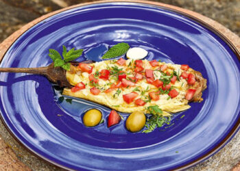 Μελιτζανοσαλάτα – Από την κουζίνα του Αγίου Όρους, συνταγή από τον Μοναχό Επιφάνιο