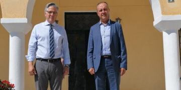 Eπίσκεψη του Υφυπουργού Εσωτερικών Μακεδονίας-Θράκης Θεόδωρου Καράογλου στο Δήμο Βοΐου