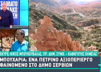 Το Γεωπάρκο του Μικροβάλτου Σερβίων στην εκπομπή του Alpha “Σαββατκύριακο με τον Μάνεση” (VIDEO)