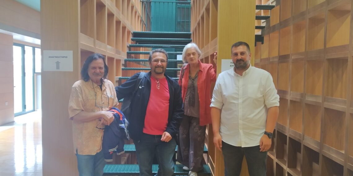 Επίσκεψη της κα Νανάς Νικολάου στην Κοβεντάρειο Δημοτική Βιβλιοθήκη