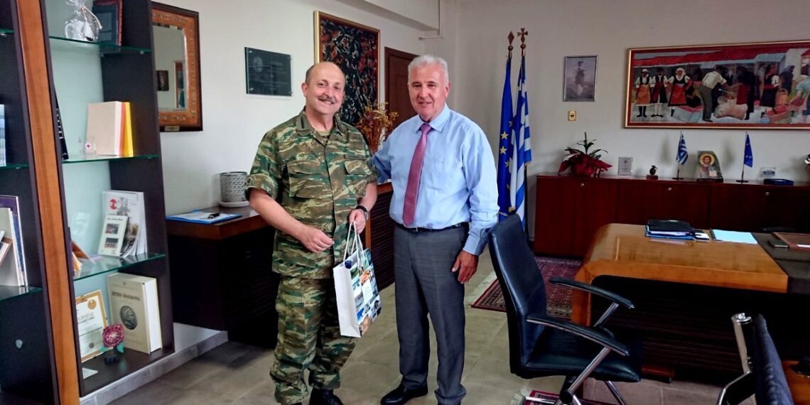 Συνάντηση Εθιμοτυπίας του Αντιπεριφερειάρχη Φλώρινας με τον Διοικητή Γ΄ Σώματος Στρατού