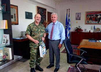 Συνάντηση Εθιμοτυπίας του Αντιπεριφερειάρχη Φλώρινας με τον Διοικητή Γ΄ Σώματος Στρατού