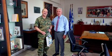 Συνάντηση Εθιμοτυπίας του Αντιπεριφερειάρχη Φλώρινας με τον Διοικητή Γ΄ Σώματος Στρατού