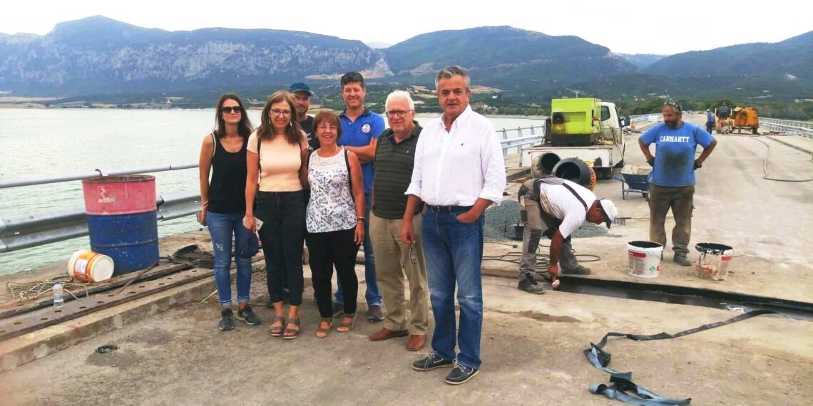 Στη γέφυρα Ρυμνίου ο Αντιπεριφερειάρχης Π.Ε. Κοζάνης Γρηγόρης Τσιούμαρης