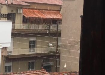 Από την πανσέληνο στο… χαλάζι ο Αύγουστος στην Κοζάνη- video