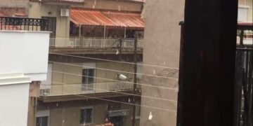 Από την πανσέληνο στο… χαλάζι ο Αύγουστος στην Κοζάνη- video