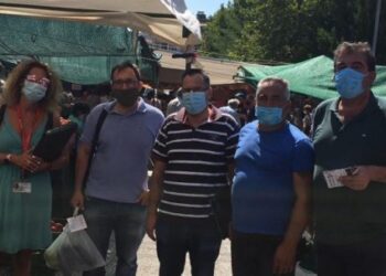 Τηρήθηκαν όλα τα απαραίτητα μέτρα από παραγωγούς και καταναλωτές στην σημερινή λαϊκή της Πτολεμαΐδας