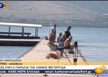 Άλλαξε όψη η παραλία της λίμνης Βεγορίτιδας