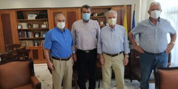 Επίσκεψη μελών του Συλλόγου Καστοριέων « ΟΜΟΝΟΙΑ» Νέας Υόρκης στον Αντιπεριφερειάρχη Καστοριάς