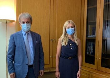 Συνάντηση του Βουλευτή Ν. Κοζάνης Γιώργου Αμανατίδη με την Υφυπουργό Αγροτικής Ανάπτυξης και Τροφίμων Φωτεινή Αραμπατζή- Στο επίκεντρο τα ζητήματα του κλάδου της αλιείας στη περιοχή