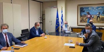 Γιώργος Αμανατίδης: Η στήριξη των αγροτών στο επίκεντρο της συνάντησης με τον Πρόεδρο του ΕΛΓΑ Α. Λυκουρέντζου (δελτίο τύπου)